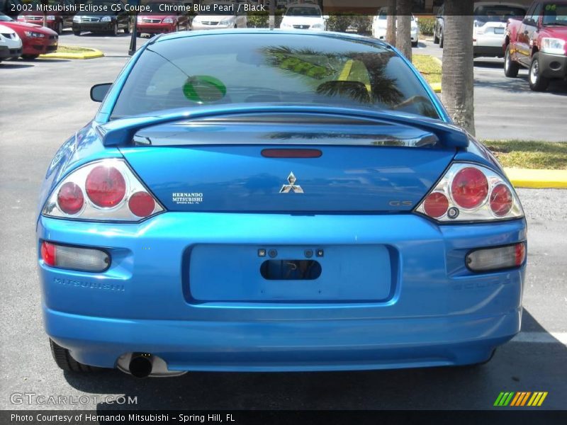 Chrome Blue Pearl / Black 2002 Mitsubishi Eclipse GS Coupe