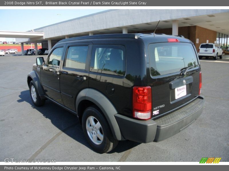 Brilliant Black Crystal Pearl / Dark Slate Gray/Light Slate Gray 2008 Dodge Nitro SXT