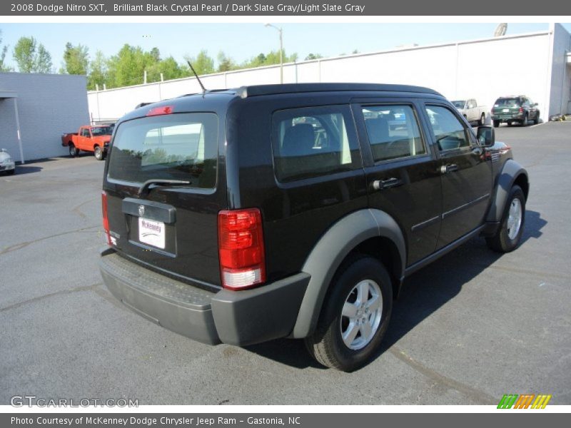 Brilliant Black Crystal Pearl / Dark Slate Gray/Light Slate Gray 2008 Dodge Nitro SXT