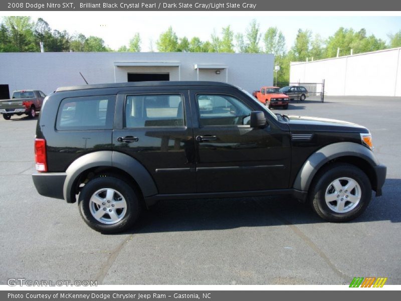 Brilliant Black Crystal Pearl / Dark Slate Gray/Light Slate Gray 2008 Dodge Nitro SXT