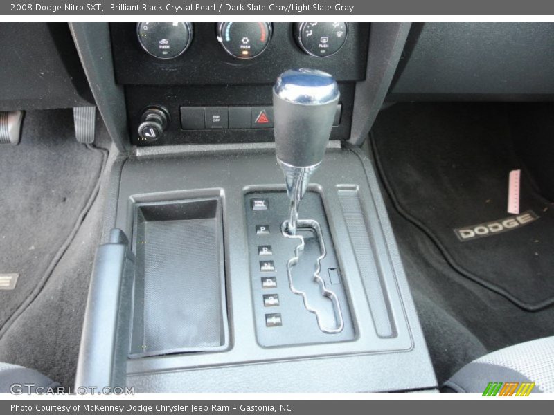 Brilliant Black Crystal Pearl / Dark Slate Gray/Light Slate Gray 2008 Dodge Nitro SXT
