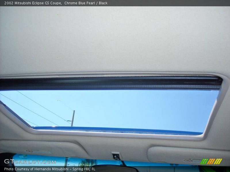 Chrome Blue Pearl / Black 2002 Mitsubishi Eclipse GS Coupe