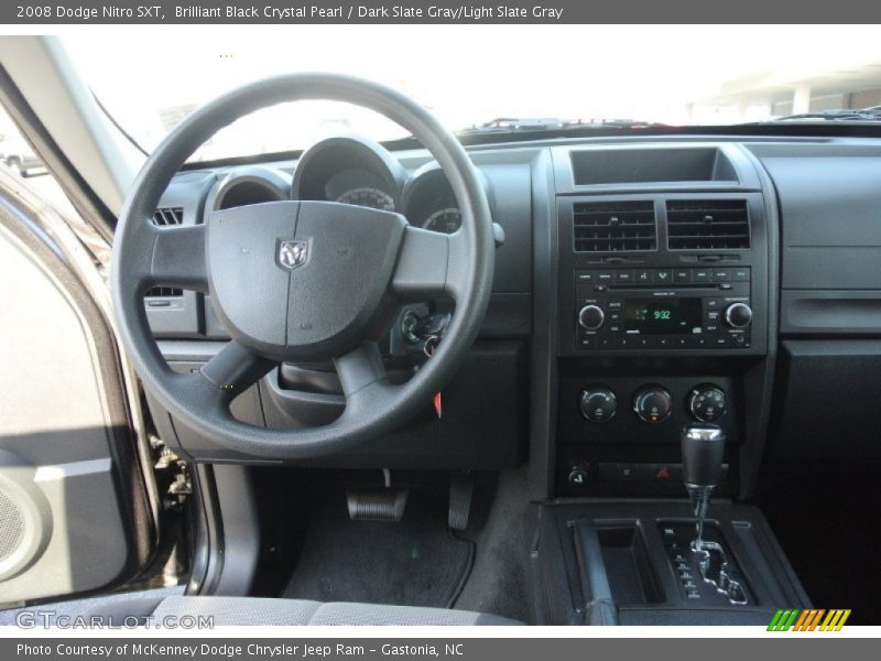 Brilliant Black Crystal Pearl / Dark Slate Gray/Light Slate Gray 2008 Dodge Nitro SXT