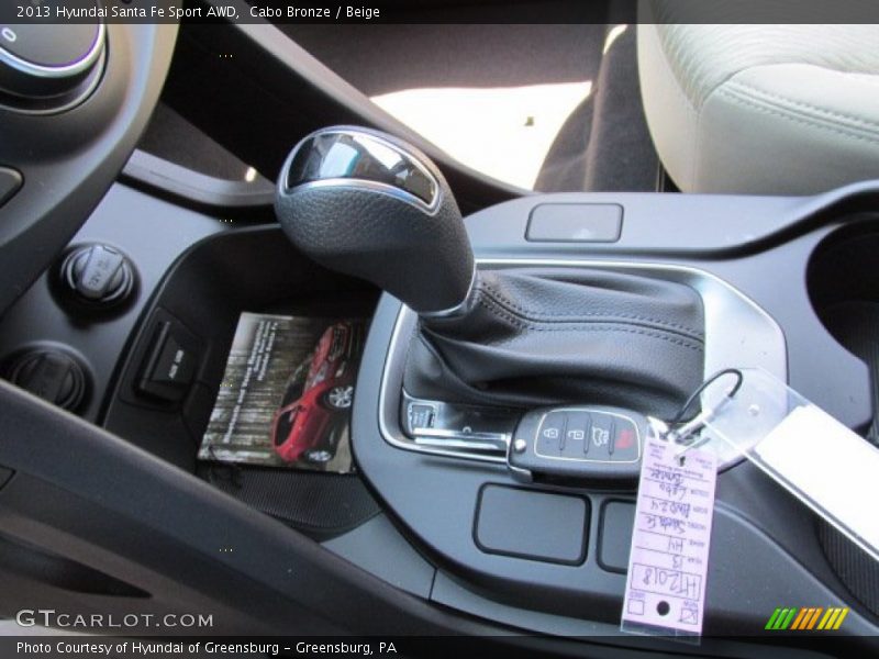  2013 Santa Fe Sport AWD 6 Speed Shiftronic Automatic Shifter