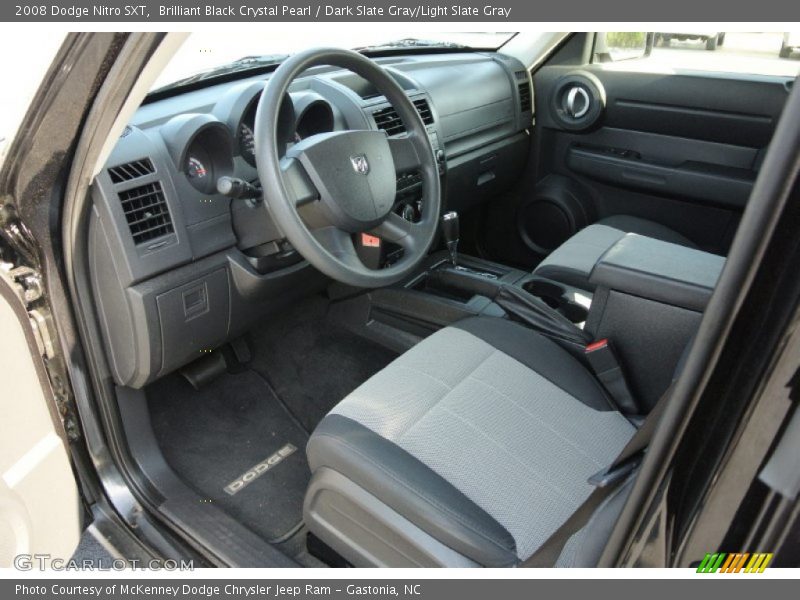 Brilliant Black Crystal Pearl / Dark Slate Gray/Light Slate Gray 2008 Dodge Nitro SXT