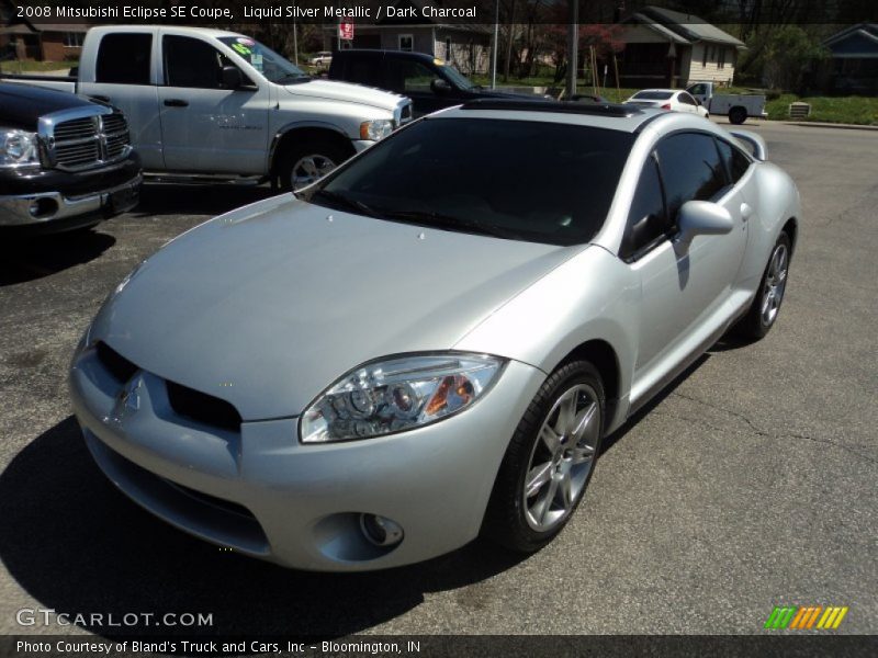 Liquid Silver Metallic / Dark Charcoal 2008 Mitsubishi Eclipse SE Coupe