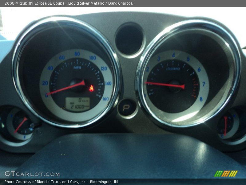 Liquid Silver Metallic / Dark Charcoal 2008 Mitsubishi Eclipse SE Coupe