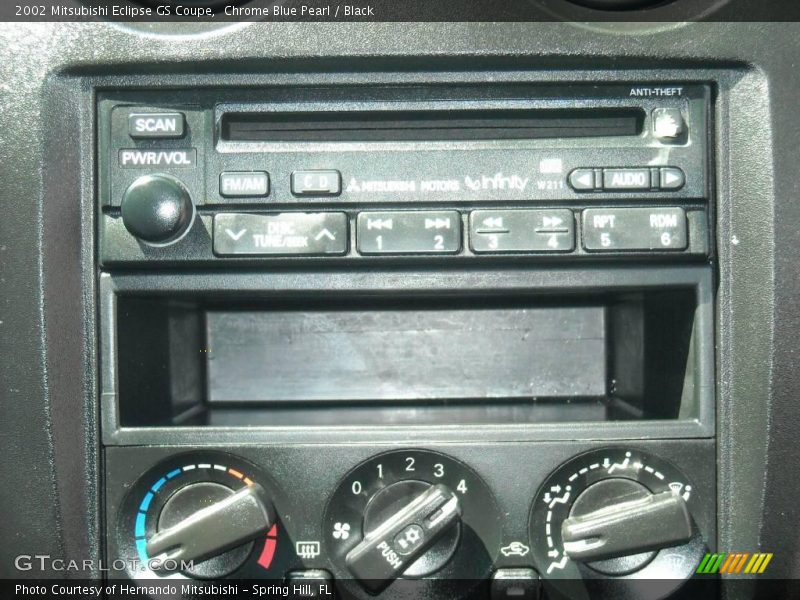 Chrome Blue Pearl / Black 2002 Mitsubishi Eclipse GS Coupe