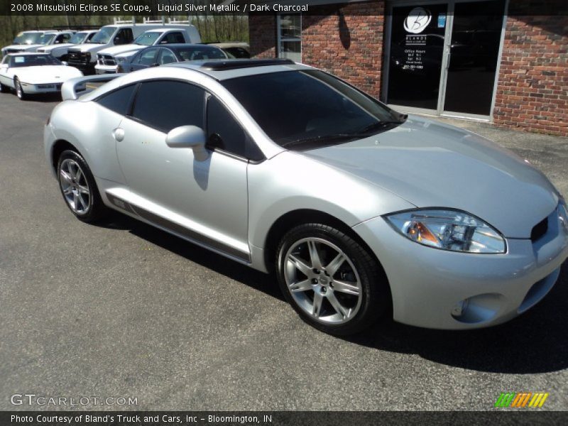 Liquid Silver Metallic / Dark Charcoal 2008 Mitsubishi Eclipse SE Coupe