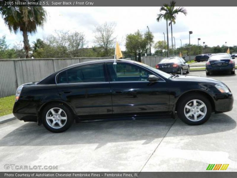 Super Black / Frost Gray 2005 Nissan Altima 2.5 S