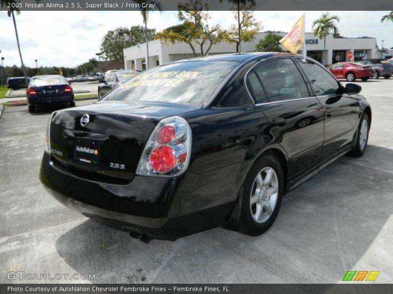 Super Black / Frost Gray 2005 Nissan Altima 2.5 S