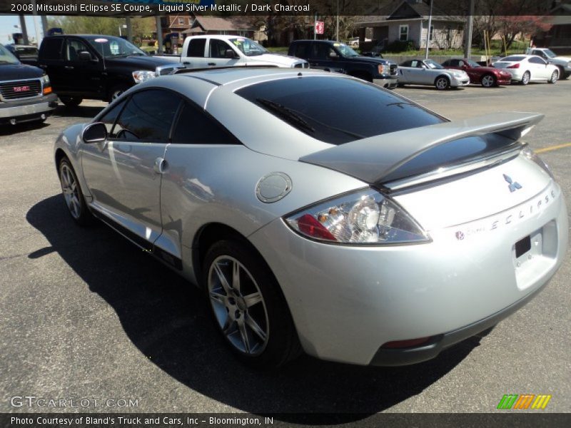 Liquid Silver Metallic / Dark Charcoal 2008 Mitsubishi Eclipse SE Coupe