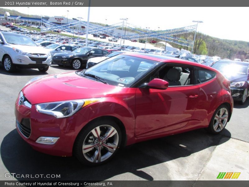 Boston Red / Gray 2013 Hyundai Veloster