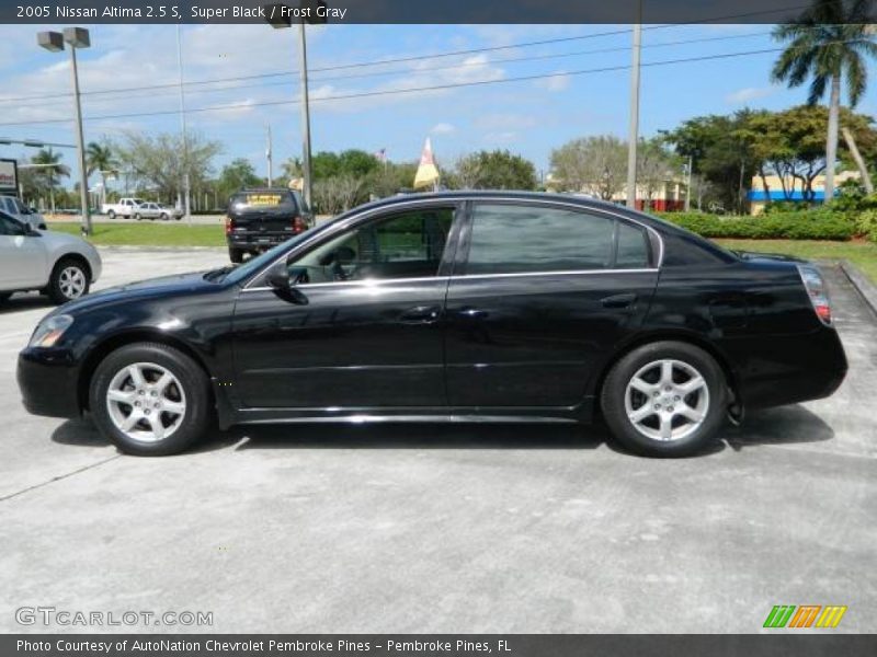 Super Black / Frost Gray 2005 Nissan Altima 2.5 S