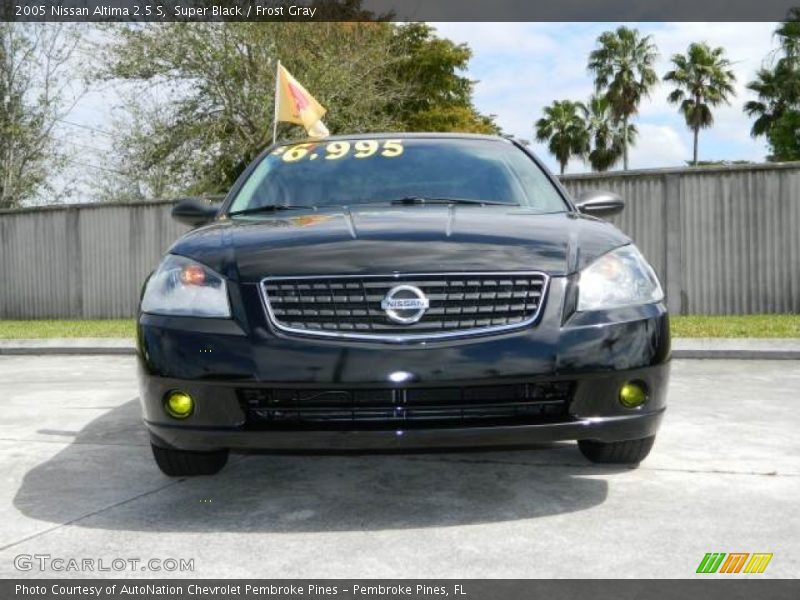 Super Black / Frost Gray 2005 Nissan Altima 2.5 S