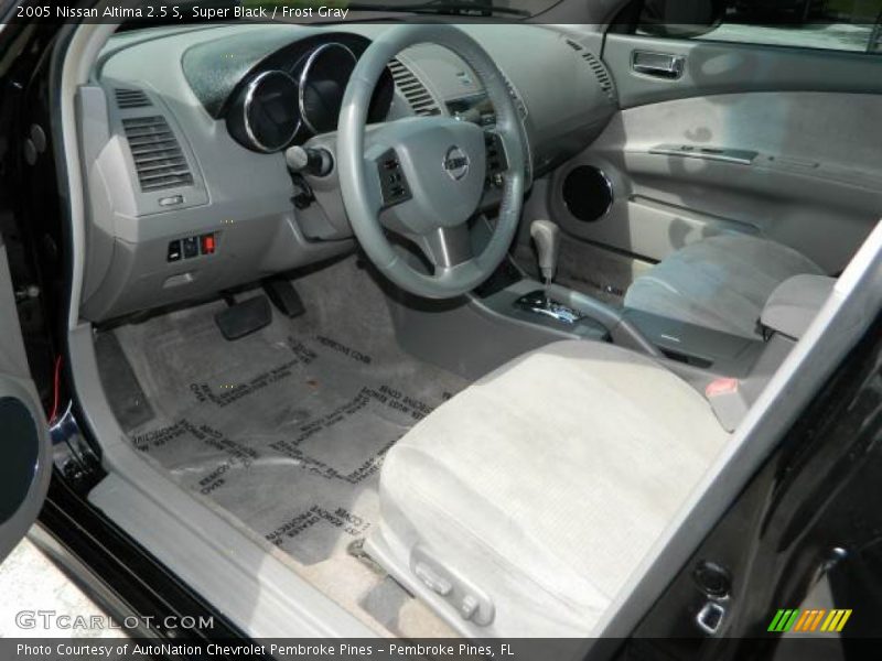 Super Black / Frost Gray 2005 Nissan Altima 2.5 S