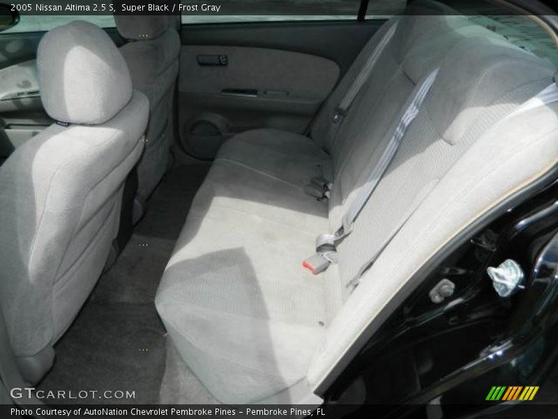 Super Black / Frost Gray 2005 Nissan Altima 2.5 S