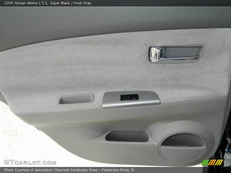 Super Black / Frost Gray 2005 Nissan Altima 2.5 S