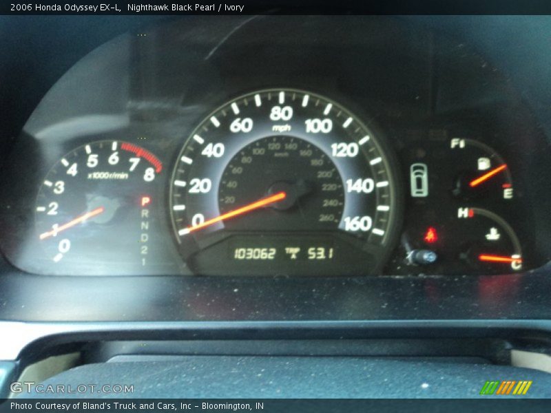 Nighthawk Black Pearl / Ivory 2006 Honda Odyssey EX-L