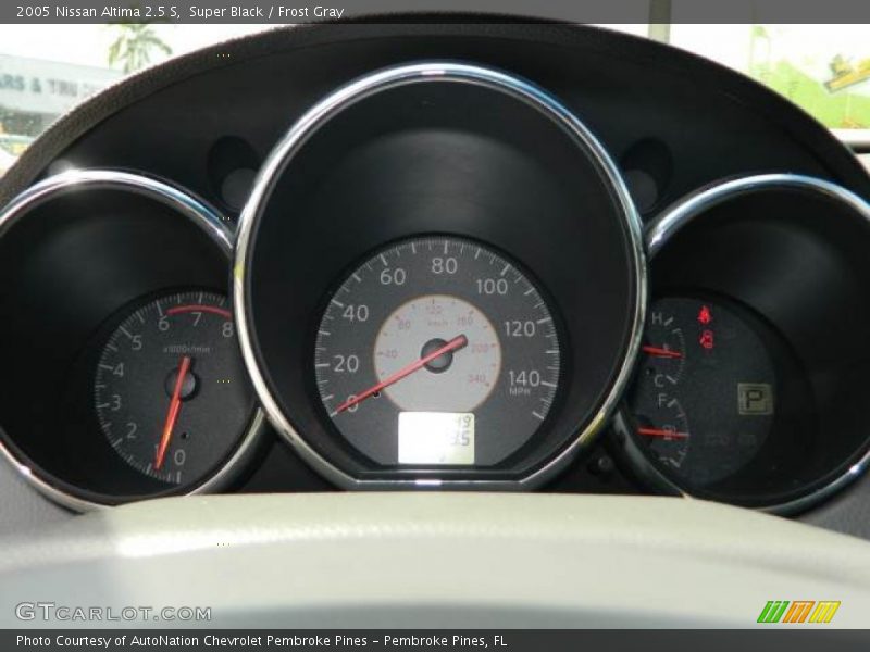 Super Black / Frost Gray 2005 Nissan Altima 2.5 S