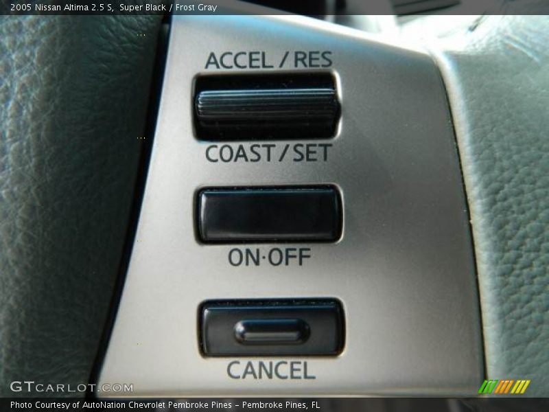 Super Black / Frost Gray 2005 Nissan Altima 2.5 S