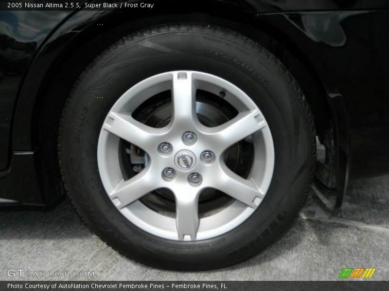 Super Black / Frost Gray 2005 Nissan Altima 2.5 S