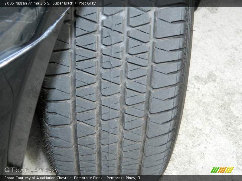 Super Black / Frost Gray 2005 Nissan Altima 2.5 S
