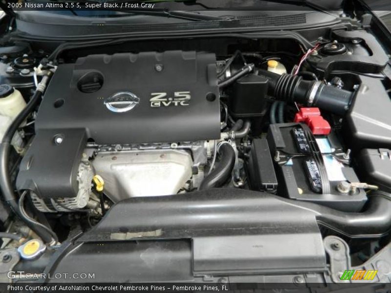 Super Black / Frost Gray 2005 Nissan Altima 2.5 S