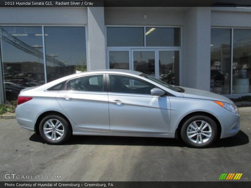 Radiant Silver / Gray 2013 Hyundai Sonata GLS