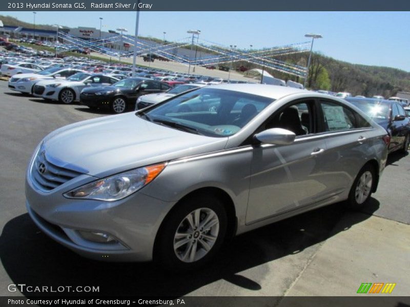 Radiant Silver / Gray 2013 Hyundai Sonata GLS