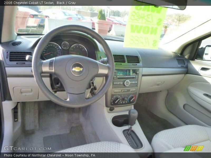 Black / Gray 2008 Chevrolet Cobalt LT Sedan