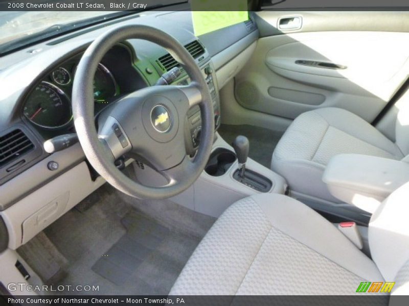 Black / Gray 2008 Chevrolet Cobalt LT Sedan