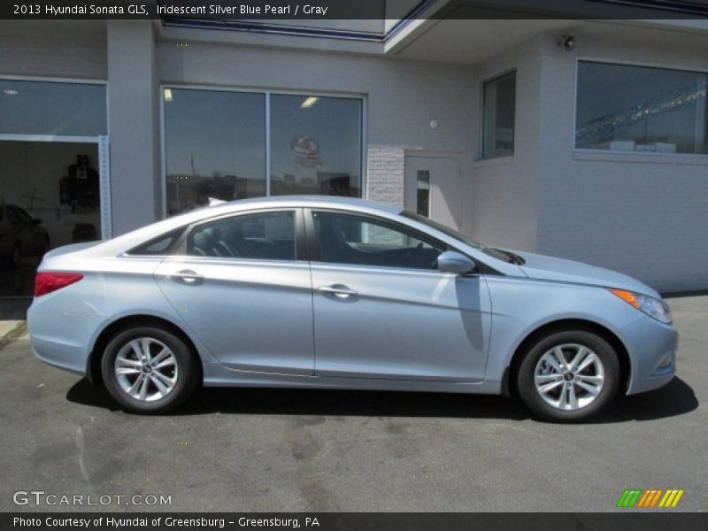 Iridescent Silver Blue Pearl / Gray 2013 Hyundai Sonata GLS