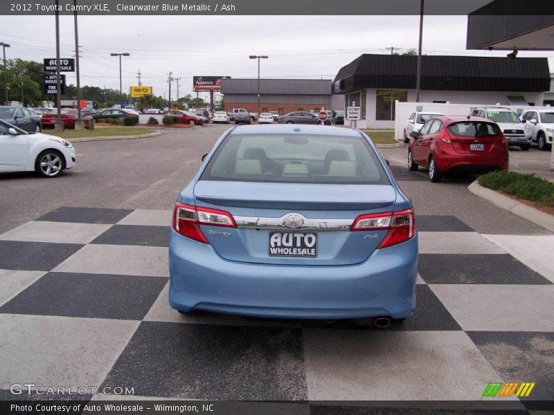 Clearwater Blue Metallic / Ash 2012 Toyota Camry XLE