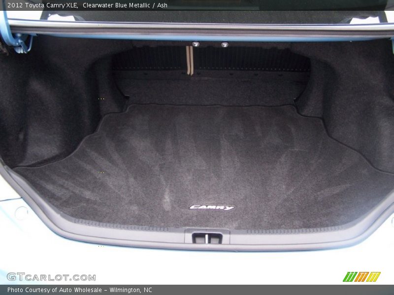 Clearwater Blue Metallic / Ash 2012 Toyota Camry XLE