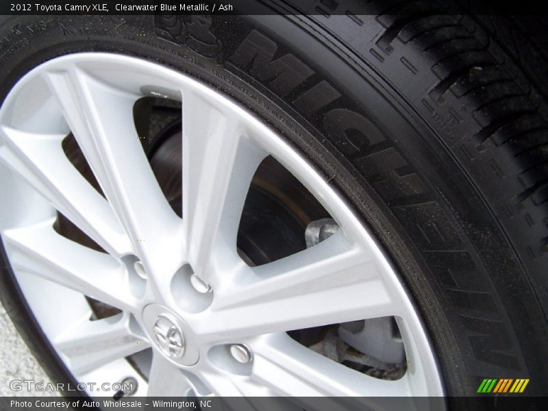 Clearwater Blue Metallic / Ash 2012 Toyota Camry XLE