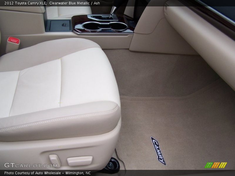 Clearwater Blue Metallic / Ash 2012 Toyota Camry XLE