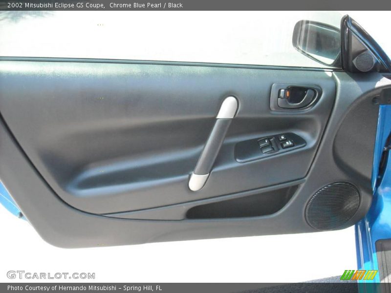 Chrome Blue Pearl / Black 2002 Mitsubishi Eclipse GS Coupe