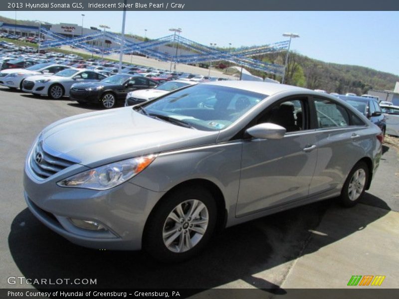 Iridescent Silver Blue Pearl / Gray 2013 Hyundai Sonata GLS