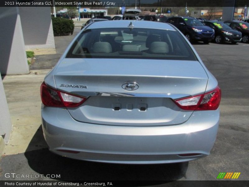 Iridescent Silver Blue Pearl / Gray 2013 Hyundai Sonata GLS