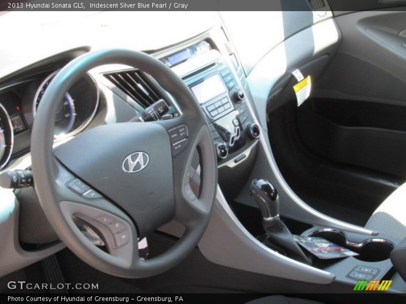 Iridescent Silver Blue Pearl / Gray 2013 Hyundai Sonata GLS