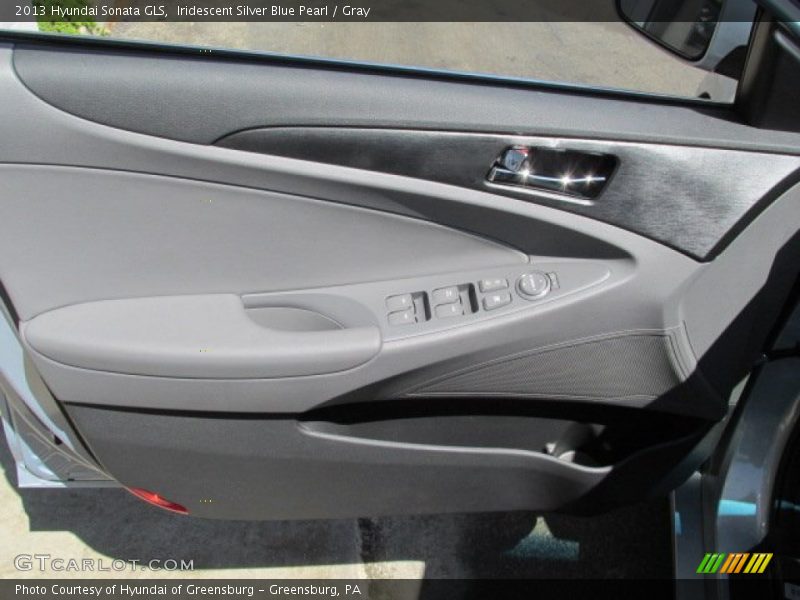 Iridescent Silver Blue Pearl / Gray 2013 Hyundai Sonata GLS