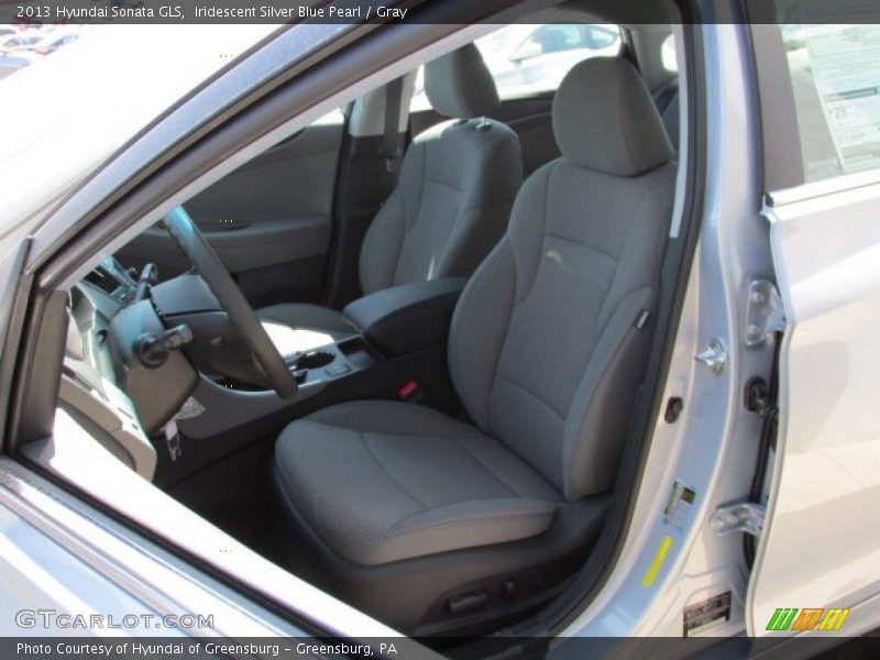 Iridescent Silver Blue Pearl / Gray 2013 Hyundai Sonata GLS