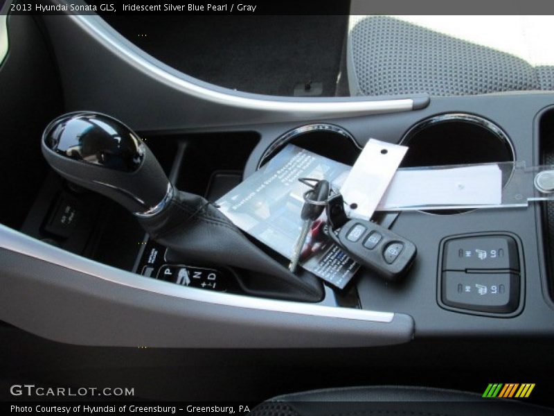 Iridescent Silver Blue Pearl / Gray 2013 Hyundai Sonata GLS