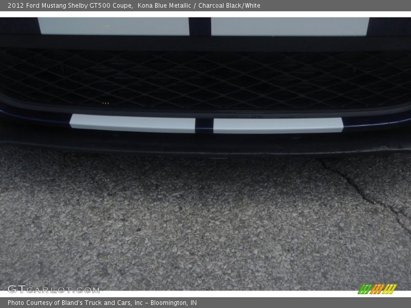 Kona Blue Metallic / Charcoal Black/White 2012 Ford Mustang Shelby GT500 Coupe