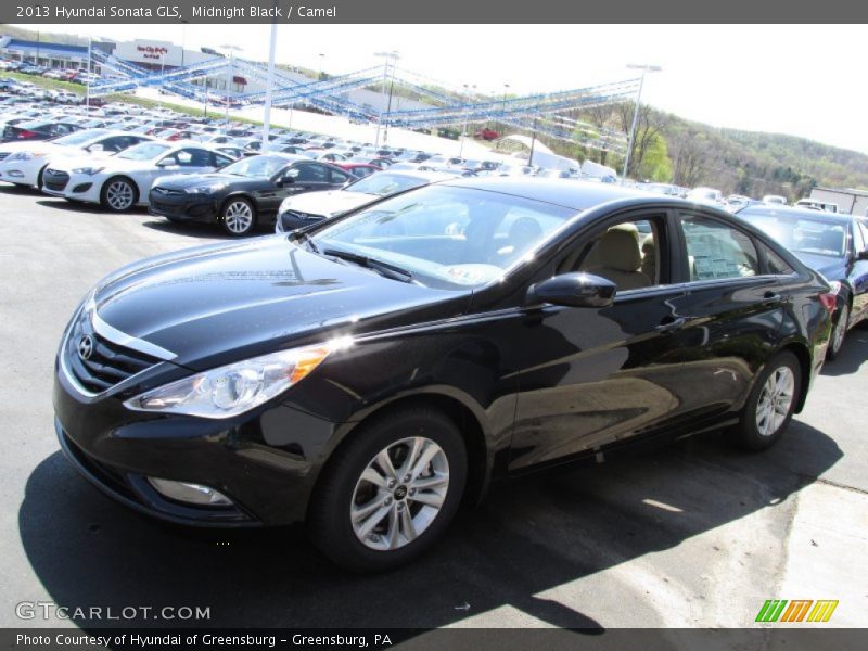 Midnight Black / Camel 2013 Hyundai Sonata GLS