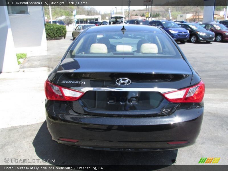 Midnight Black / Camel 2013 Hyundai Sonata GLS
