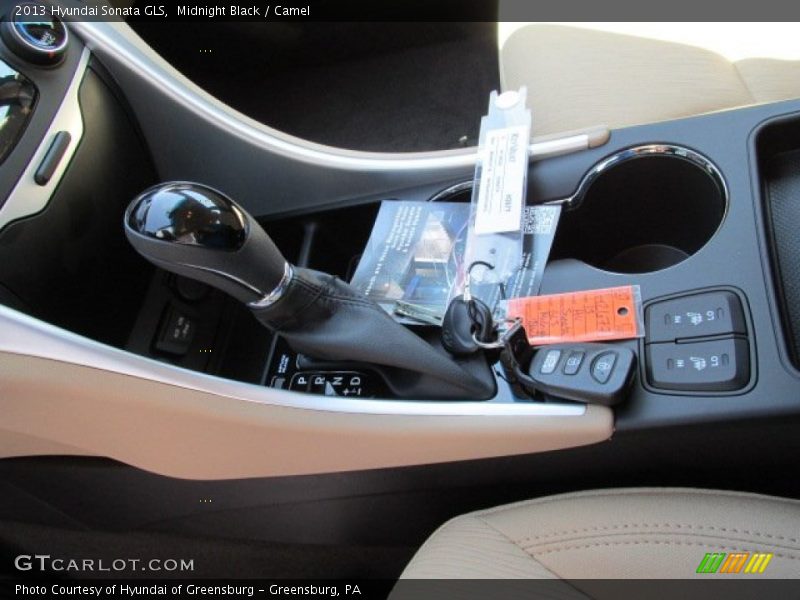 Midnight Black / Camel 2013 Hyundai Sonata GLS