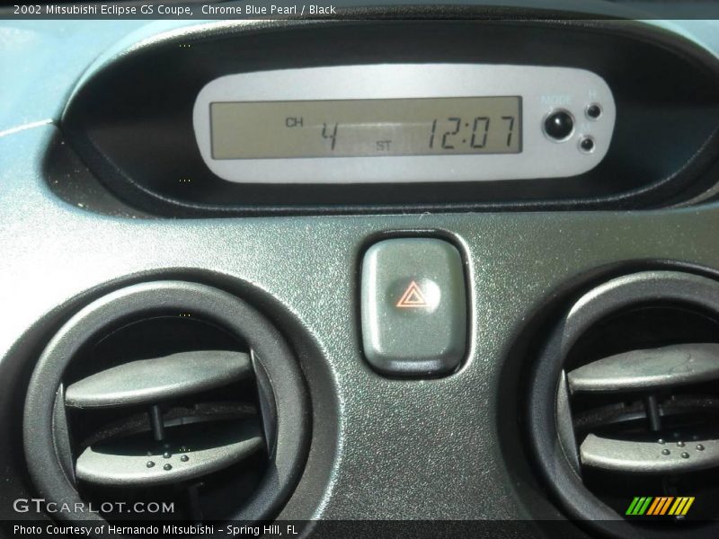 Chrome Blue Pearl / Black 2002 Mitsubishi Eclipse GS Coupe