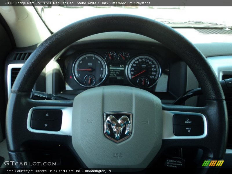 Stone White / Dark Slate/Medium Graystone 2010 Dodge Ram 1500 SLT Regular Cab